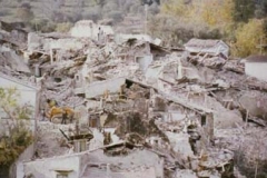 Torella dei Lombardi after the 1980 earthquake