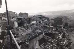 Torella dei Lombardi dopo il terremoto del 1980