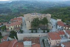 The castle seen from above