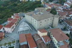 The castle seen from above